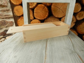 Dřevěná krabička penálek vysouvací