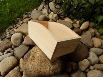 Dřevěná krabička - podnos menší