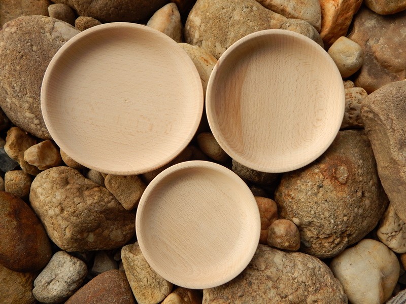Dřevěný talířek 15 cm