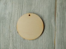 Dřevěné závěsné kolečko 7 cm