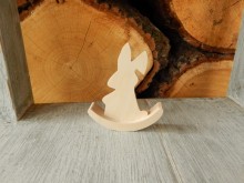 Dřevěný králíček houpací