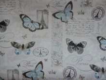 Balící papíry 100 x 70 cm Motýlci