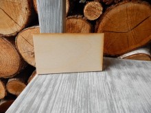 Dřevěná destička 11 x 6,5 cm