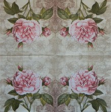 Ubrousky 33 x 33 cm Vintage rose pink