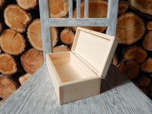 Dřevěná krabička obdelník 24 x 11 cm II
