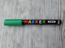 Akrylové pero - popisovač 2 mm zelený
