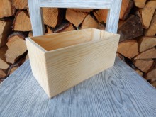 Dřevěný zásobník - stojan na tužky český výrobek