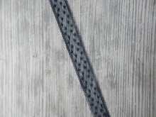 Stuha krajka 1,7 cm x 9 metrů tmavě modrá