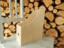 Dřevěný zásobník na doklady - šanon