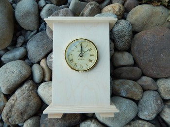 Dřevěné stojící hodiny + strojek starodávný