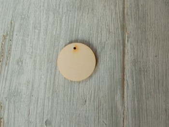 Dřevěné závěsné kolečko 5 cm