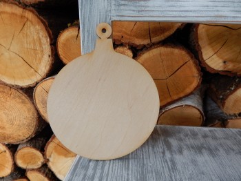 Dřevěná ozdoba malá 13,5 cm 