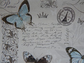 Balící papíry 100 x 70 cm Motýlci
