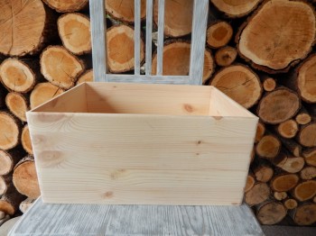 Dřevěný box největší falešný otvor