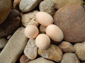 Dřevěné vejce masiv malé
