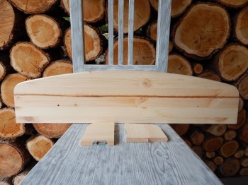 Dřevěná polička 75 cm