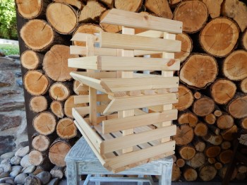 Dřevěná přepravka na cokoliv stohovatelná