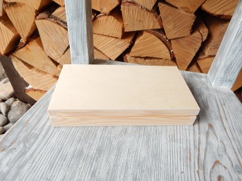 Krabička dřevěná 20 x 10,5 x 3,5 cm 