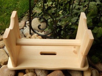 Dřevěná stolička - rozložená