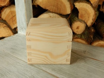 Dřevěná krabička 1 komora 