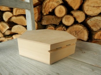 Dřevěná sada krabiček Bomboniéry  3 kusy