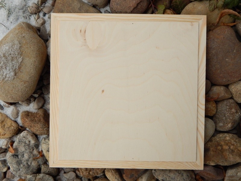 Dřevěný rámeček  oblý největší