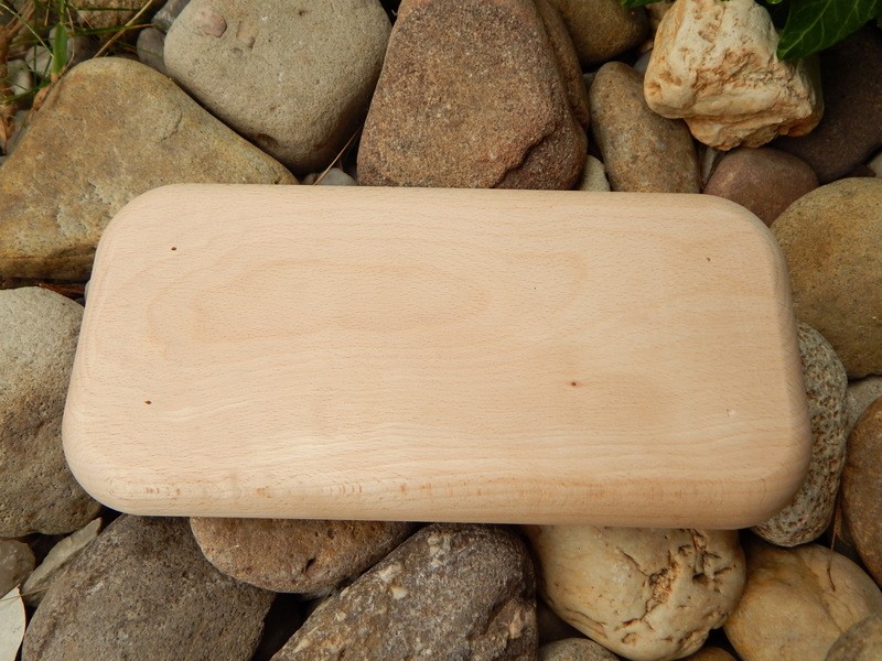Dřevěný tácek na oříšky 3 přihrádky