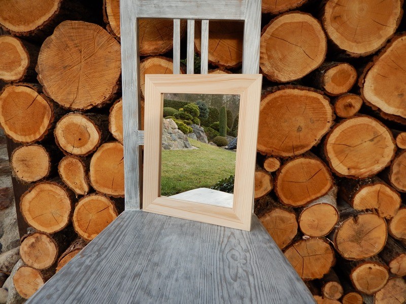 Dřevěný rám - zrcadlo velký