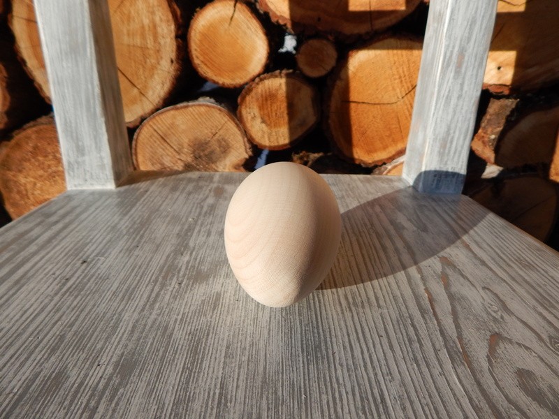 Dřevěné vejce masiv velké