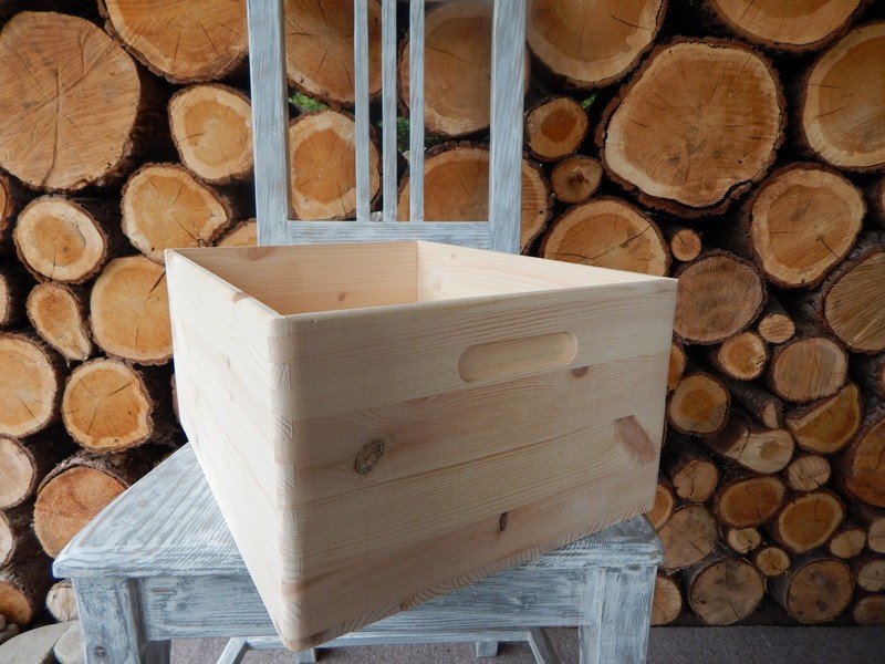 Dřevěný box největší falešný otvor