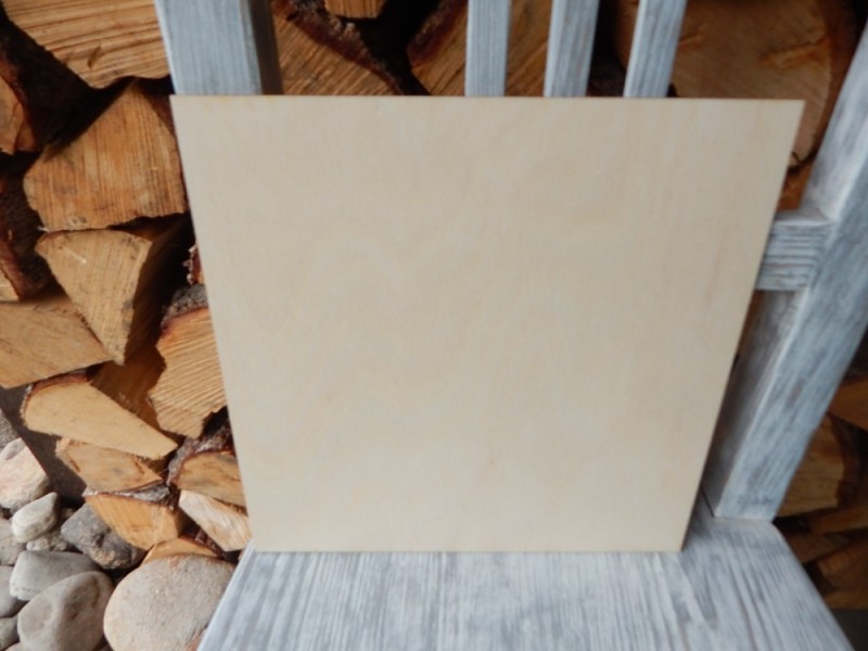 Destička dřevěná 30 x 30 cm překližka