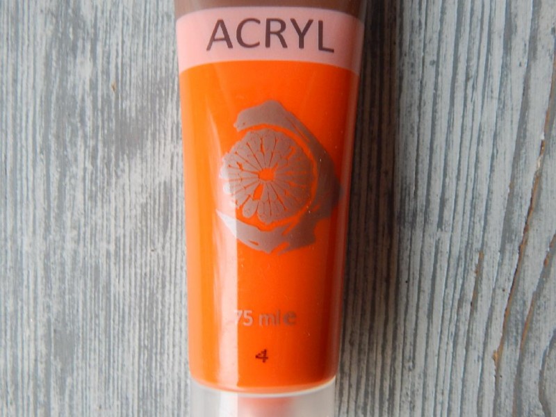 Akrylová barva 75 ml Oranžová 4